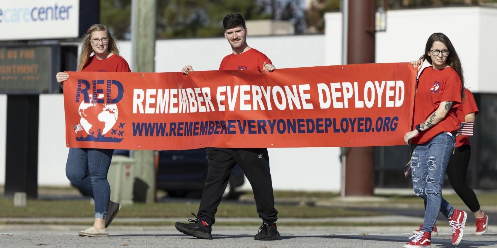 Red Fridays: Honoring Deployed Troops with Civilians' Support