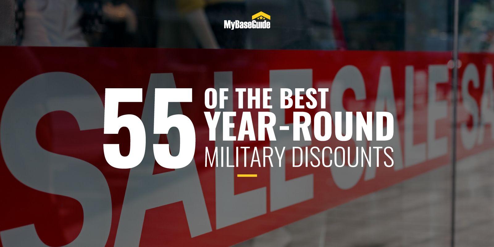 55 of the Best Year-Round Military Discounts